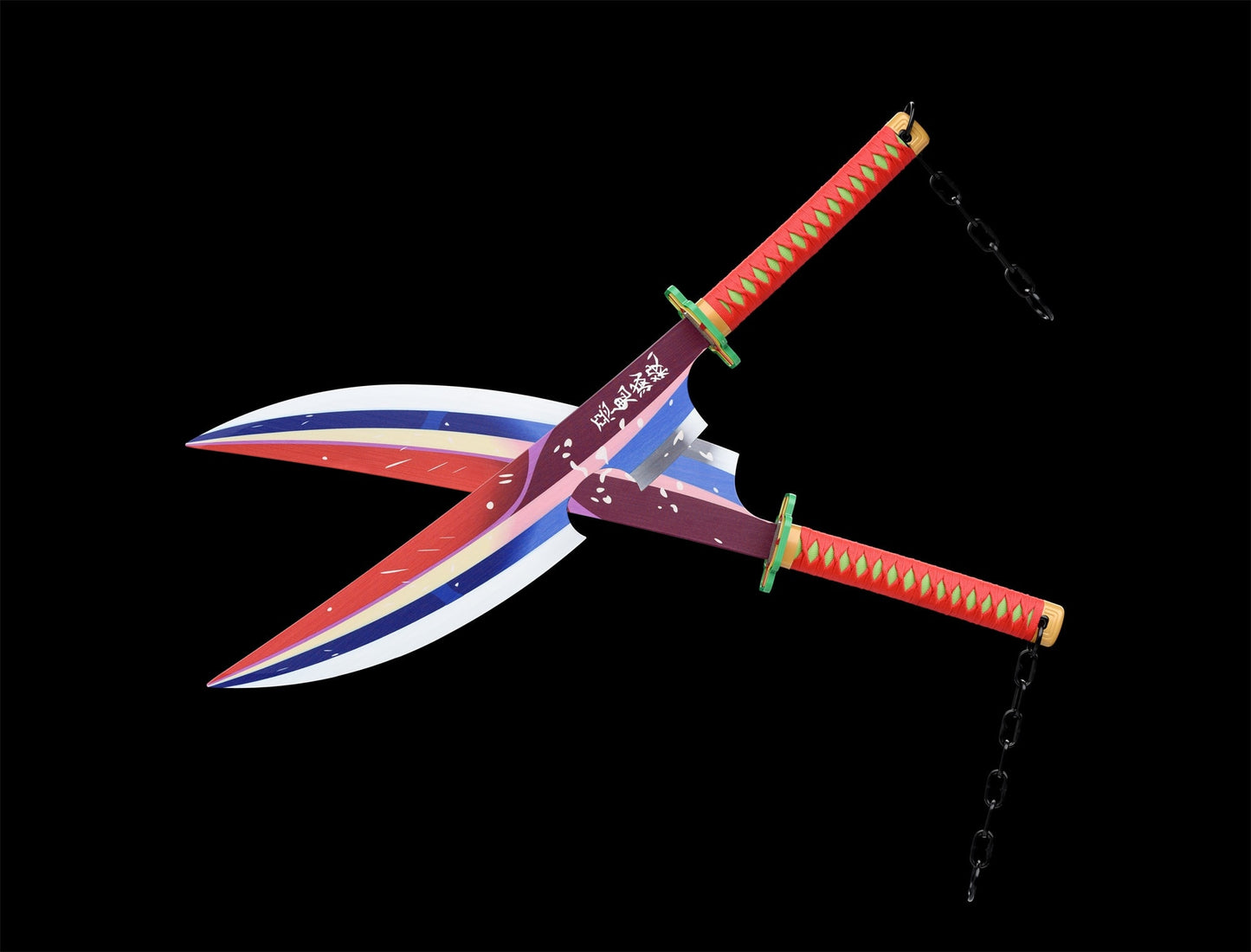 Tengen Uzui x2 Katana (Carbon steel 1060)