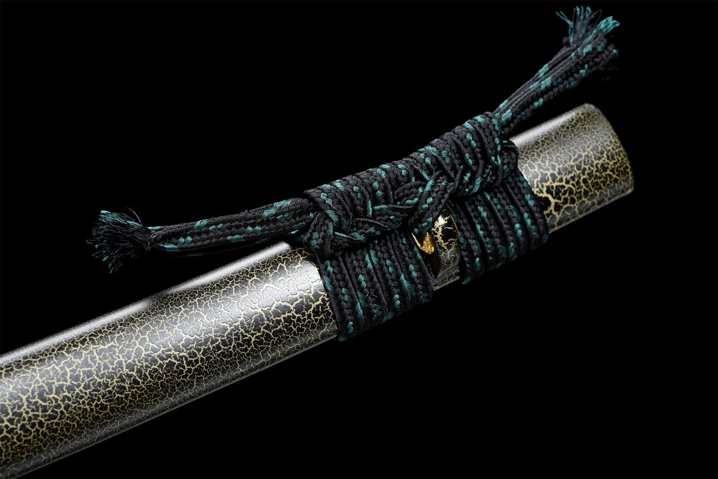 Spring Katana (Grilled Gold Damascus Steel)