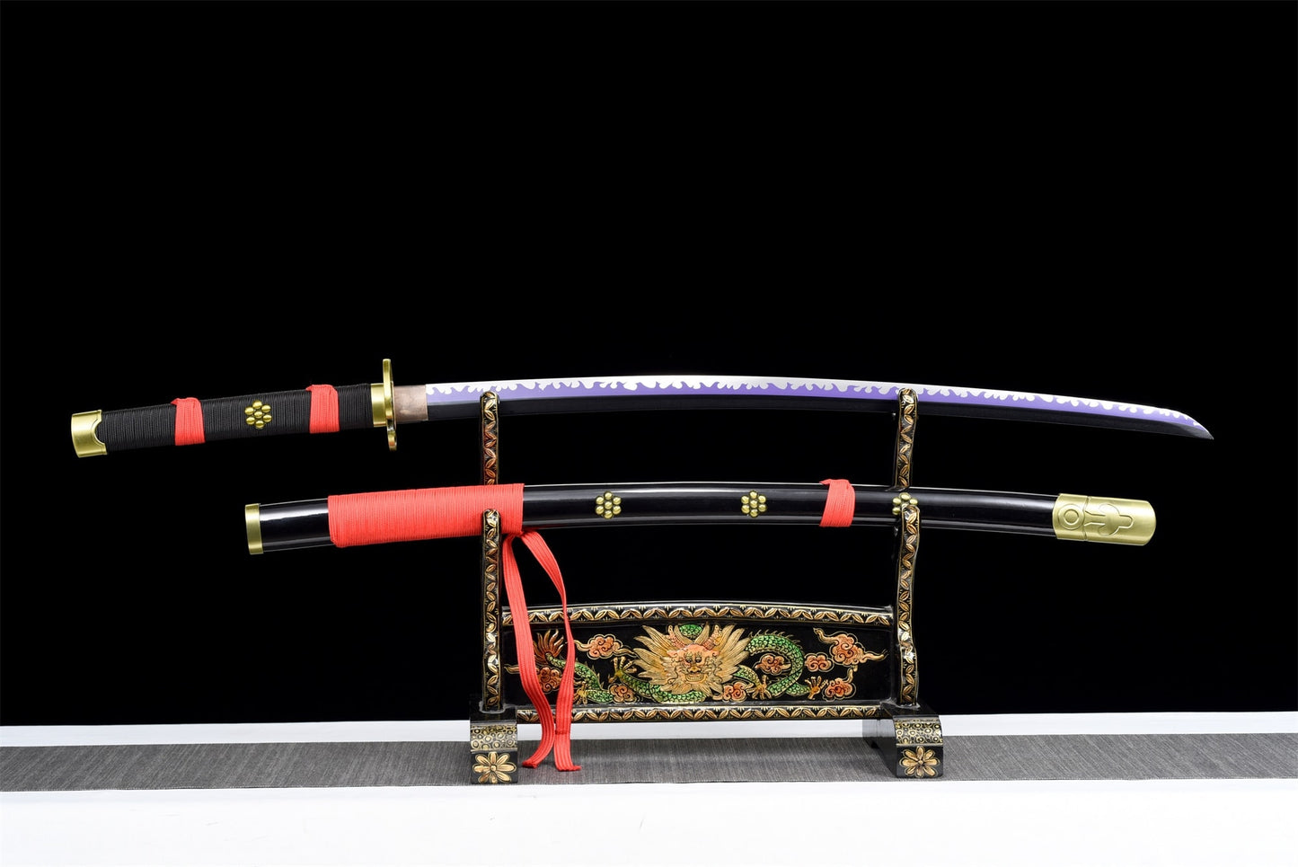 Black Enma Katana Sword (Carbon Steel 1060)