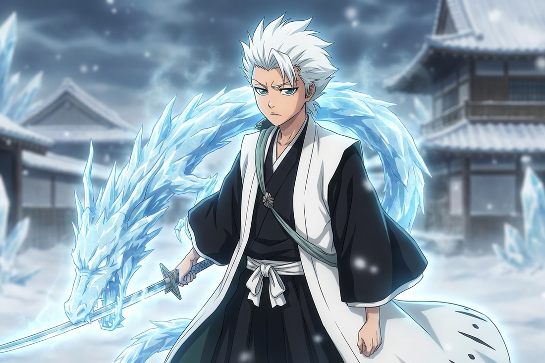 Hyorinmaru Toshiro Hitsugaya Bleach: Ice Captain