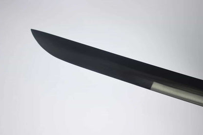 Side profile of Shinobu Kocho Demon Slayer katana on white background