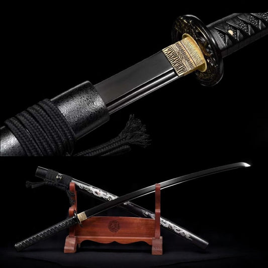 Black Blade Katana (1060 carbon steel)